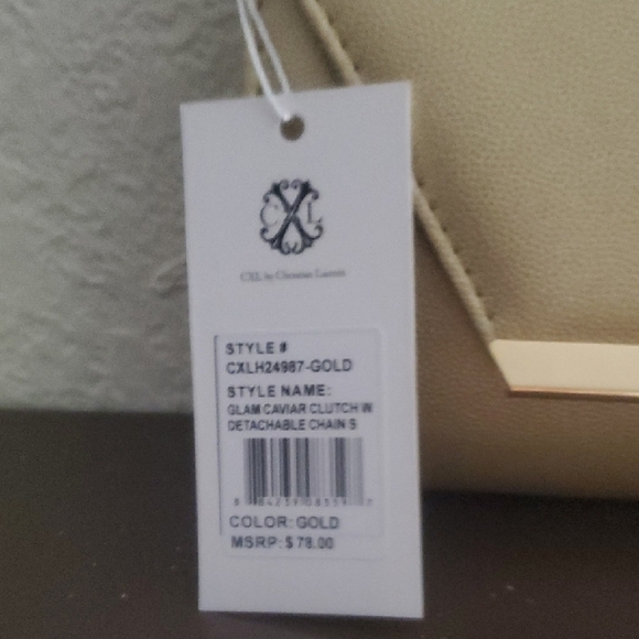 Christian Lacroix Gold  and Gold  Hardware Clutch - Picture 4 of 9